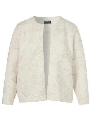 VIA APPIA DUE - Jacke Offen 1/1 Arm creme - Gr. - 46