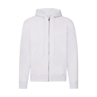 Fruit of the Loom - "Classic" Hoodie mit durchgehendem Reißverschluss für Herren/Damen Unisex (Weiß)
