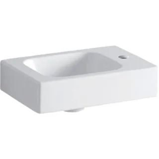 Geberit Handwaschbecken iCon, Hahnloch rechts, B: 380 , T: 280 mm, 124736000, weiss 124736000