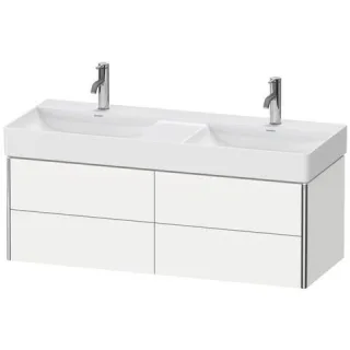 Duravit XSquare Waschtischunterbau wandhängend Weiß Supermatt 1184x460x397 mm - XS416408484 XS416408484