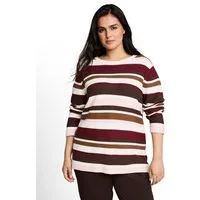TOM TAILOR PLUS Strickpullover TTP Pullover mit feiner Struktur und aus reiner Baumwolle / Große Größen