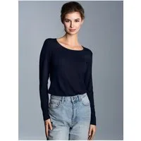 Trigema Longsleeve TRIGEMA Shirt aus Viskose Langarm (1-tlg)