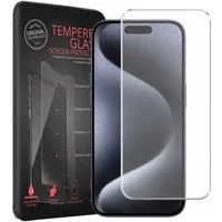 CoolGadget Schutzfolie Panzerfolie für Apple iPhone 15 Pro Max, (9H Härtegrad, 2x Schutzglas, 1xReinigungset), Displayfolie Schutzfolie 2 Stück für iPhone 15 Pro Max Glas Folie