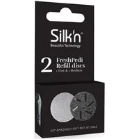 Silk'n Hornhautentferner Ersatzschleifscheiben FreshPedi Refill discs 1 Fine 1 Medium, Set, 2-St.
