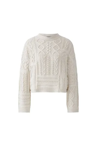 Oui - Pullover offwhite - Gr. - 38
