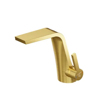 Steinberg Serie 260 Waschtisch-Einhebelmischer ohne Ablaufgarnitur, Gold gebürstet 260 1010 1 BG
