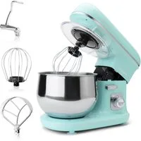 BOMANN Küchenmaschine KM 6030 CB mint-grün, Küchenmaschine 1100 Watt, Knetmaschine 5 Liter