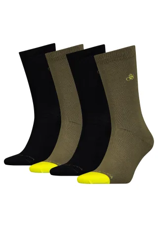 Scotch &amp; Soda Klassische Business Herrensocken im 4er Pack