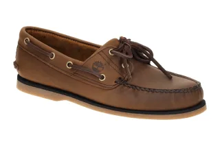 Timberland 0A2FZX EM4 Classic Boat Herrenschuhe Braun Full Grain Leather