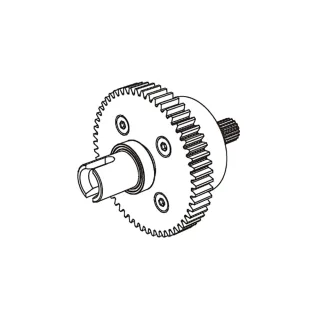 MJX 7304 RC Car Original Parts Center Front Rear Differential