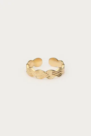 My Jewellery - Geflochtener Ring gold - Gr. - OS