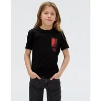 Calvin Klein Jeans T-Shirt SEASONAL ENTRY PRICE LOGO für Kinder bis 16 Jahre, mit Brustdruck