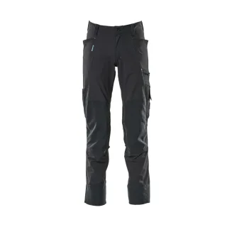 MASCOT Herren Hose mit Knietaschen ADVANCED Schwarzblau 43 - 17179-311-010-82C43