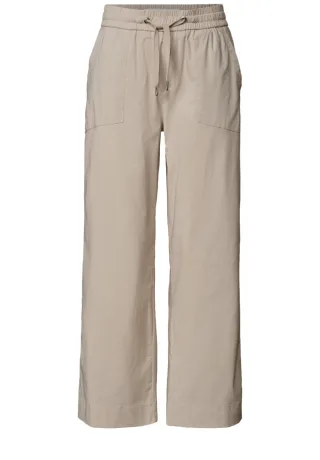 Street One - Stoffhose Straight Fit beige - Gr. - 28