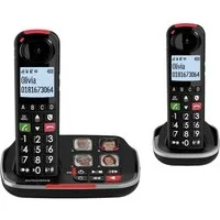 Swissvoice Xtra 2355 Duo Schnurloses Seniorentelefon Anrufbeantworter, Seniorentelefon (Anrufbeantworter, Foto-Tasten, Freisprechen)