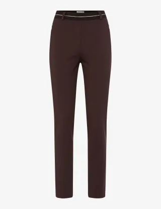 Raphaela by Brax Damen Schlupfhose Style LILLYTH DARK CHOCOLATE, dunkelbraun, Gr. 34