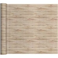 ANRO Vinylboden IMOS 140 cm Breit PVC-Boden Holzoptik 1 mm stark PVC-Bodenbelag, Feuchtigkeitsbarriere, feine Optik, langlebig, Einzelstück, eine Rolle Bodenbelag, Isolierend und wasserbeständig Größe: 100x140cm Buche Braun