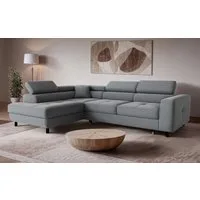 OTTO home Ecksofa AADEN Schlafsofa 254 cm - OTTO. Verlässliche Qualität., mit Bettfunktion, Bettkasten, Kopfstützen, rechts/links bestellbar
