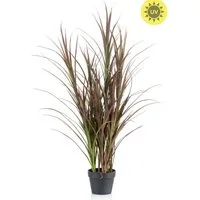 Kunstgras Topfpflanze Gras, Emerald, Höhe 115 cm, UV Beständig, Grün, Gras, H: 115cm
