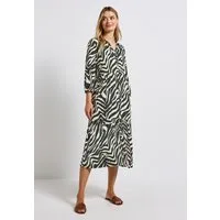 STREET ONE Midikleid mit Knopfleiste