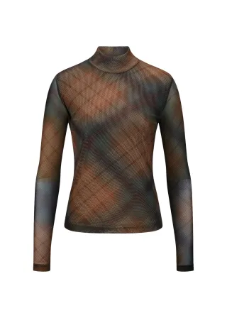 RIANI - Shirt mit Arm pecan patterned - Gr. - 42