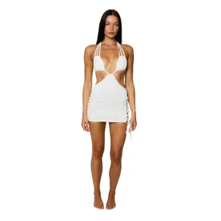 Honeyz - Minikleid für Damen, Schmal (Weiß)