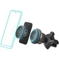 Wicked Chili Smartphone-Halterung KFZ Magnet Lüftungsgitter Handy Halterung Lüftung iPhone, (1er Set, 4-tlg., Universal Magnetisch Auto Lüftungsschlitz Smartphone Halter für Lüftun)