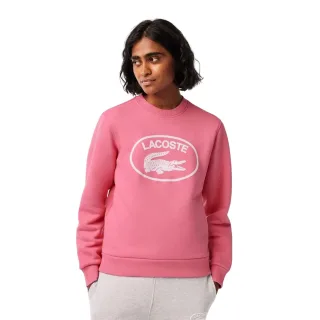 Lacoste - Sweatshirt für Damen, Bio-Baumwolle, lose Passform, Langärmlig (Pink)