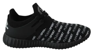 Plein Sport Herren Schwarz Polyester Runner Henry Turnschuhe Schuhe