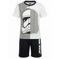 Disney Pyjama Star Wars Stormtrooper Jugend Jungen Pyjama Shirt Shorts (Set) Gr. 134 bis 164, 100% Baumwolle