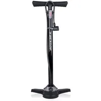 habeig Fahrradpumpe Pumpe mit Manometer Doppelventil Dunlop Ventil Autoventil