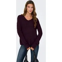 ONLY Strickpullover ONLCAMILLA V-NECK L/S PULLOVER KNT NOOS Materialmix, regular fit
