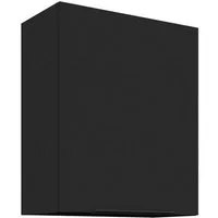 Küchen-Preisbombe Hängeschrank 60 cm Küche SIENA Schwarz Küchenzeile Küchenblock Einbauküche
