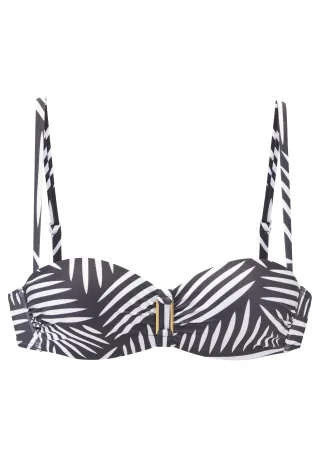 LASCANA - LASCANA Bügel-Bandeau-Top anthracite-c - Gr. - 42D