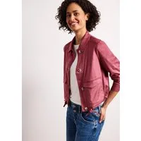 STREET ONE Kurzjacke in Velours-Optik
