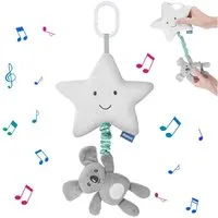 CLTYQ Mobile Babybettglockenspielzeug,Hängespielzeug für Neugeborene,Rascheltiere, Figuren zum Aufhängen an Kinderwagen,Babyschale oder Kinderbett