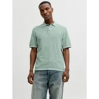 Jack & Jones Kurzarmpullover JJEGEORGE KNIT POLO SS SN mit Polo Kragen