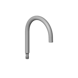 Dornbracht Auslauf Ersatzteile 90282221502 100 mm, 4,54 l/min. Schwarz matt 90282221502-33