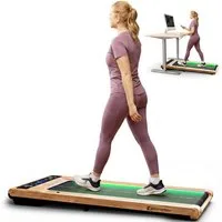 Sportstech Laufband sWalk, bis 8 km/h, Steigung 7,5%, Trainingsprogramme, LED Tempolicht