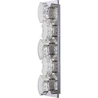 GLOBO LIGHTING LED Wandleuchte, LED-Leuchtmittel fest verbaut, Neutralweiß, Kristall Wandlampe LED Kristall Leuchte Wandlampen Modern