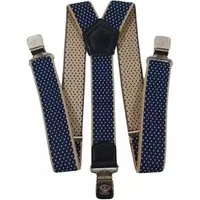 Ware aus aller Welt Hosenträger im Retro-Stil starke Y Hosenträger 40 mm breit mit starke Krallenclips (1-St)