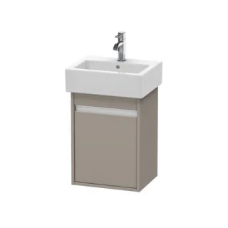 Duravit Ketho Waschtischunterbau wandhängend Basalt Matt 400x320x550 mm - KT6630R4343 KT6630R4343