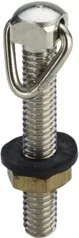 Viega Kettenhalter 9918, in M6 x 35mm Messing matt-vernickelt 117337