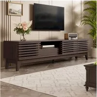 Odikalo TV-Schrank Lowboard Fernsehschrank mit Schublade (TV-Schrank mit einer Schublade und zwei Türen, TV-Möbel, TV-Panel, TV-Lowboard, TV-Schrank. Einzigartiges Design, Vintage-Holzfarbe) 170*35*40 cm