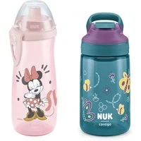 NUK Babyflasche NUK Sports Cup Pink 450ml + Contigo Easy Sip Cup, 420ml Vorteilset