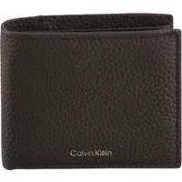Calvin Klein Geldbörse FOIL EMBOSS EW BILLFOLD W COIN, Unisex Geldbeutel, Portemonnaie mit Logoschriftzug