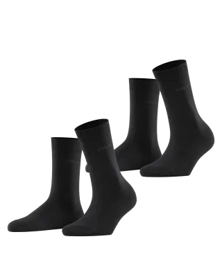 ESPRIT socks & tights - Esprit Basic Easy 2-Pack Damen black - Gr. - 40.5