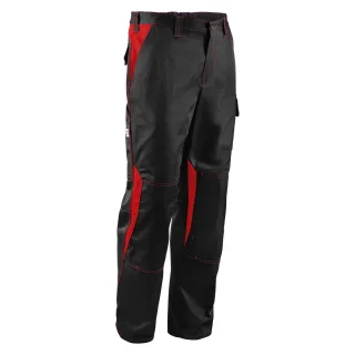 KÜBLER IMAGE DRESS NEW DESIGN Hose schwarz/mittelrot 33 - 2346 3411-9955-33