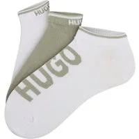 HUGO Sneakersocken 3P AS LOGO CC (3-Paar) mit Logodetails