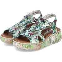 Rieker Rieker V1784-90 Damen Synthetik green Sandalette